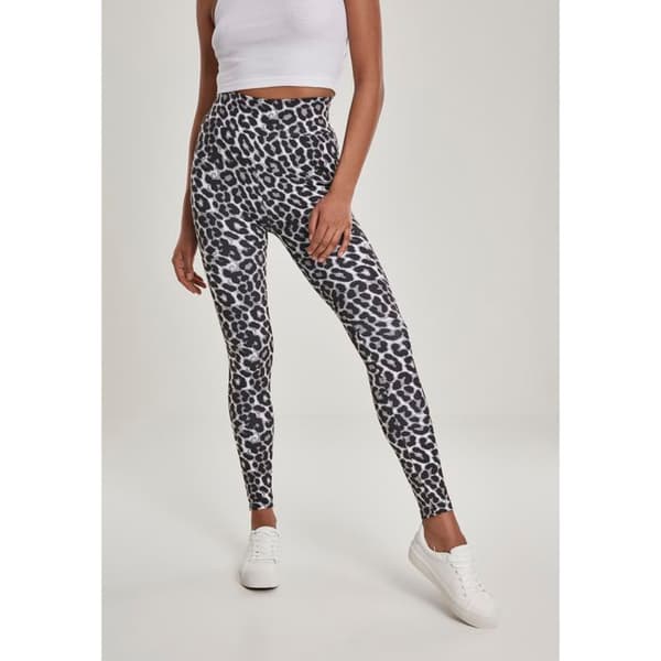 Tights dam - Urban Classic - Hög midja - Glans-effekt - Bred elastisk midja - Svart