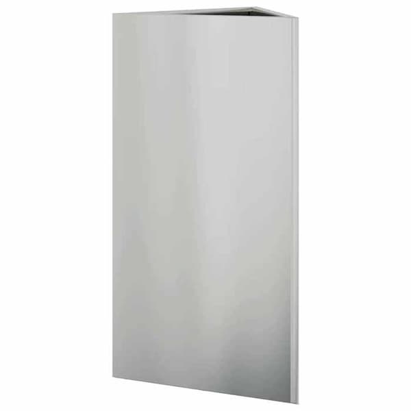 vidaXL Triangulär planteringslåda 40x40x75 cm galvaniserat stål 851167