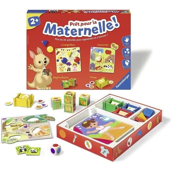 Redo för dagis! - Komplett utbildningslåda - 20 aktiviteter - Förberedelse av dagisprogram - Ravensburger - Från 2 år