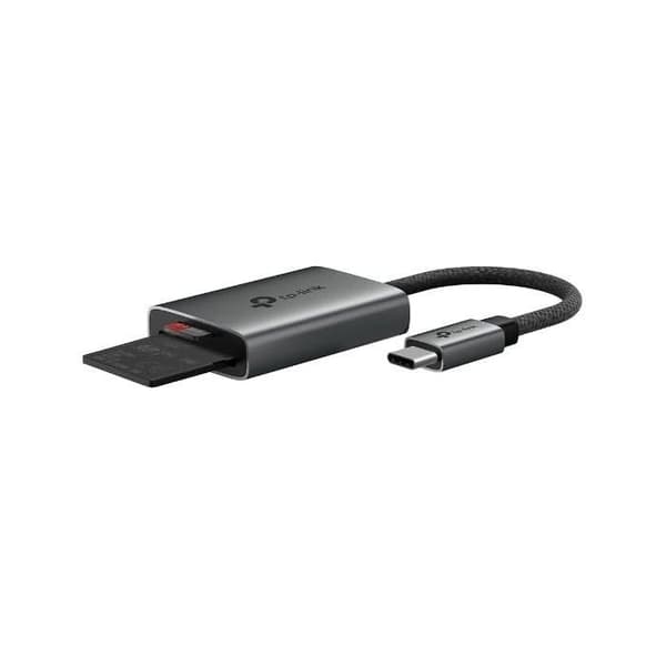 SD-kortläsare - TP-Link - UA440C - USB Typ-C - Plug & Play - Grå
