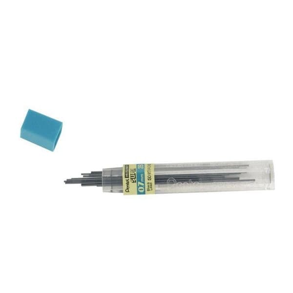 Fodral med 12 ledningar 2B 0,7 mm Pentel
