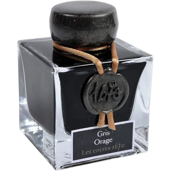 Kalligrafibläck - Stormgrå - Les encres 1670 - Herbin - 50ml flaska