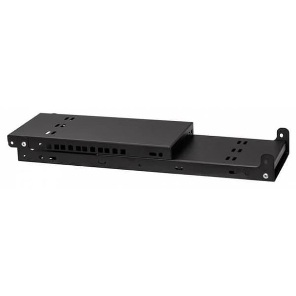Hyllhållare Väggmonterad 19" 3U, 330mm, Svart