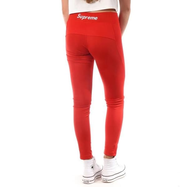 Röd Legging Kvinna Supreme Grip Erica