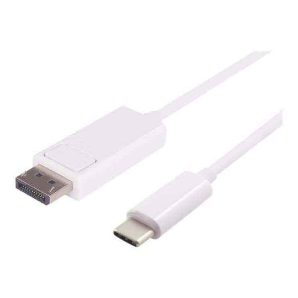 Externt videoadapter - MicroConnect - USB-C 3.1 - DisplayPort - 3840x2160 vid 60Hz - Vit