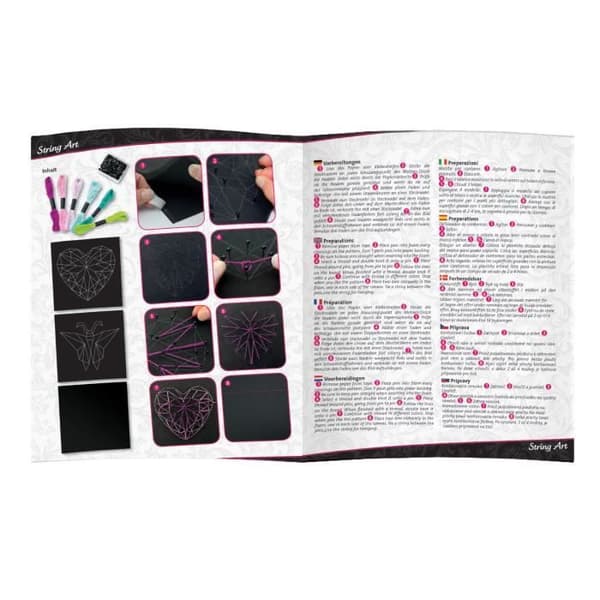 LENA String Art Craft Kit Flerfärgad - 42650
