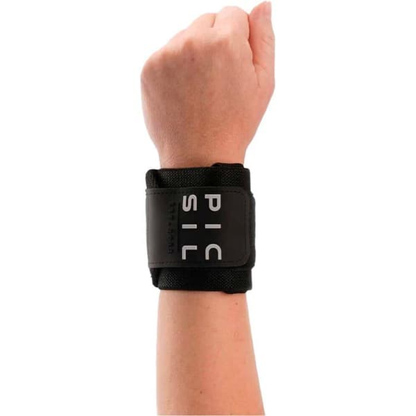 Handledsskydd - PICSIL - Cross training - Elastisk nylon - Stretchigt bomull - Svart