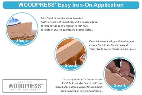 Woodpress Edge - E50x500Valnöt