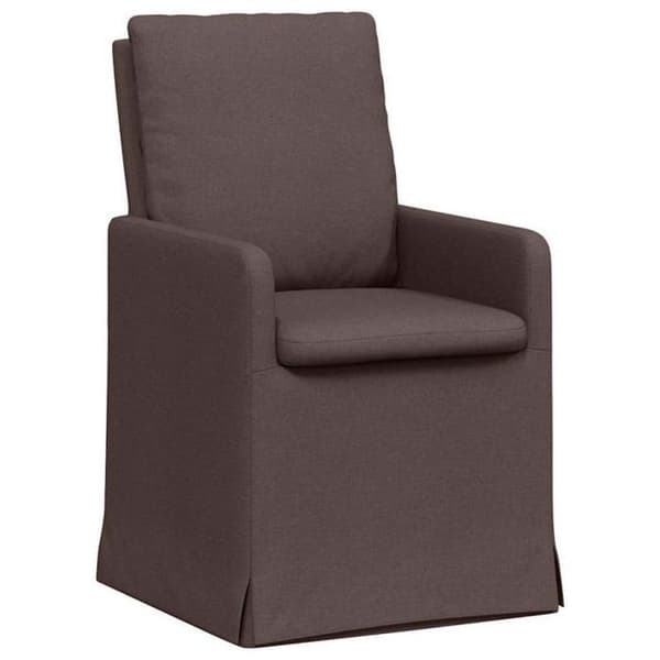 VidaXL matstolar 2 st Mörkbrun 57 x 67 x 98 cm