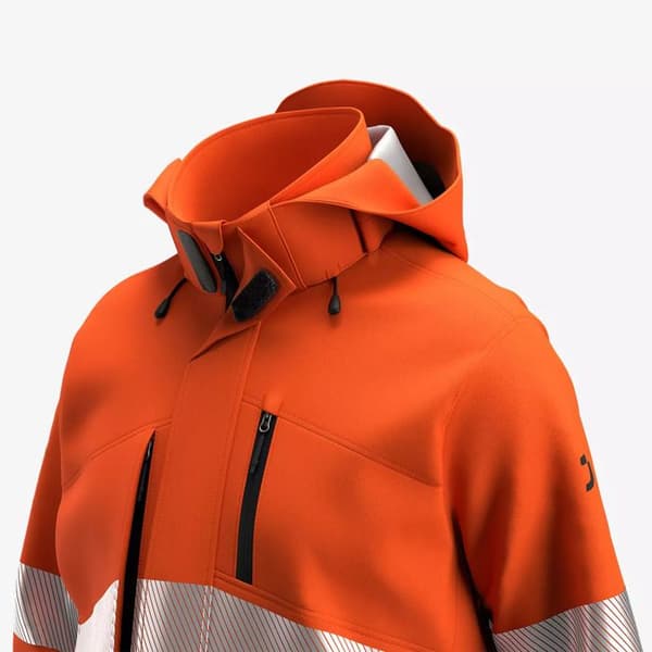 Vattentät softshelljacka med hög synlighet Safety Jogger Works