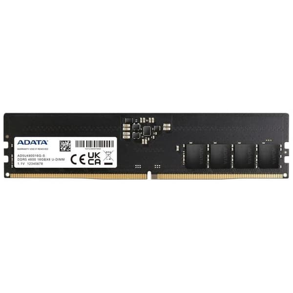 Minne - ADATA - Premier AD5U480016G-S - 16 GB - DDR5-4800 (PC5-38400) - CL40