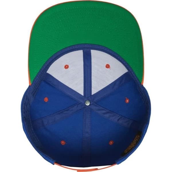 Flexfit Classic 2-Tone Snapback Cap - royal / o…