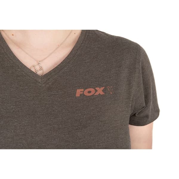 T-shirt med V-ringning för kvinnor Fox WC
