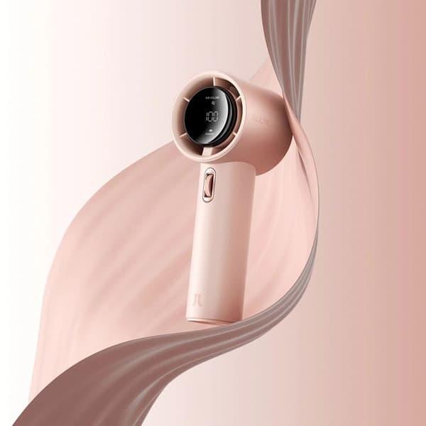Bärbar fläkt - JISULIFE - FA53 - 18 W - Rosa - 60 dB