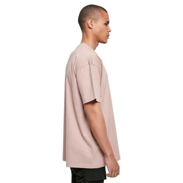 Bygg ditt varumärke Oversized Heavy T-shirt, Duskrose, M Herr