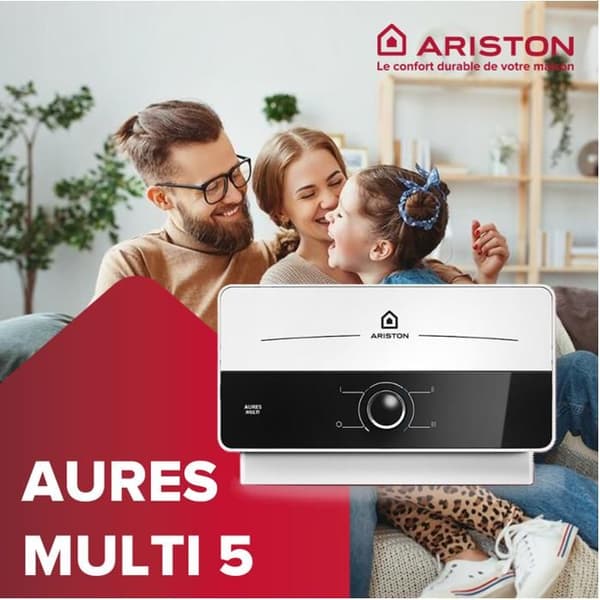 AURES MULTI 5kW Ariston Instantan Vattentemperatur