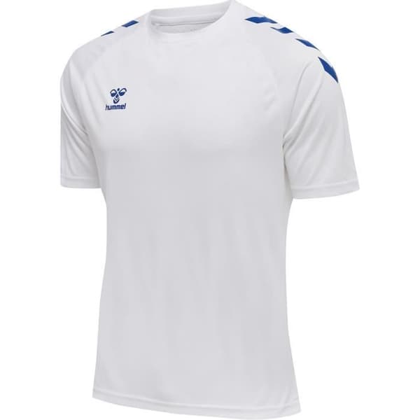 Hummel Core Poly T-shirt - vit/blå - L