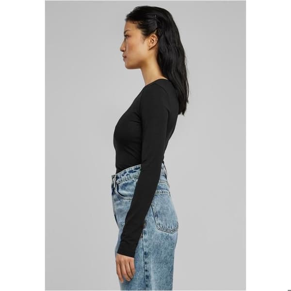 Urban Classics Långärmad Stretch Jersey-bodysuit för kvinnor