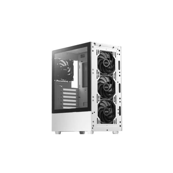 Kompakt ATX Mid-Tower Chassi - XPG - Valor Mesh - 4 Fläktar 120 mm - Mesh-panel - Härdat Glas