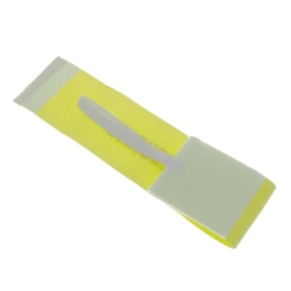 Tremblay säkerhetsarmband - gul fluorescerande - velcro & elastisk - one size