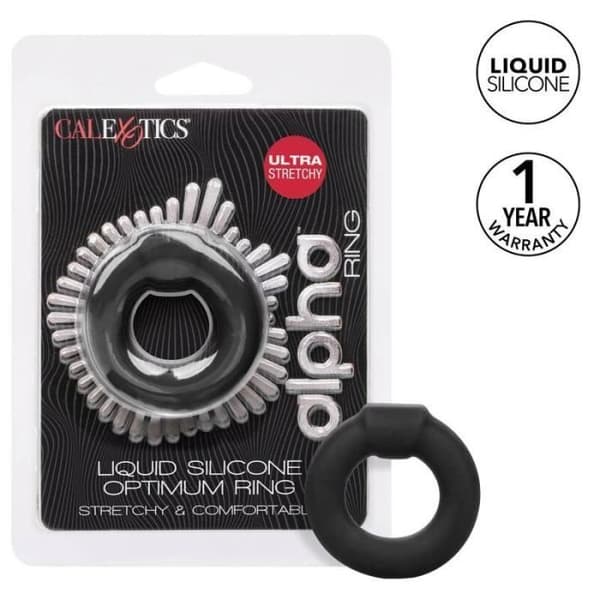 CALIFORNIA EXOTICS ALPHA OPTIMUM RING SVART