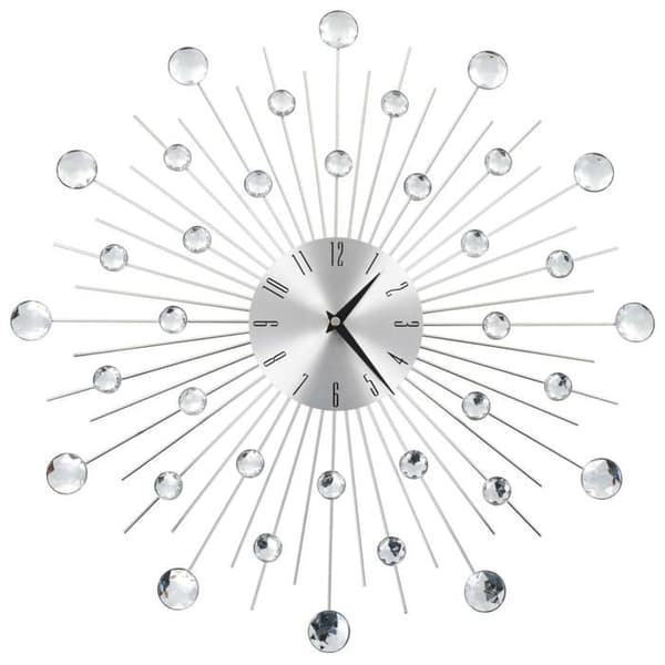 vidaXL Väggklocka Quartz Movement Modern Design Vardagsrum Pendelklocka 50642