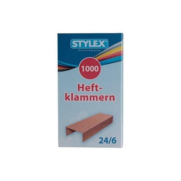 Stylex Pack med 1000 Häftklamrar 24/6