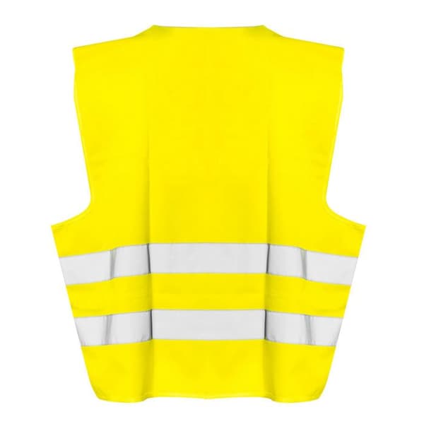 Högsynlighetsgilet, gul, storlek L