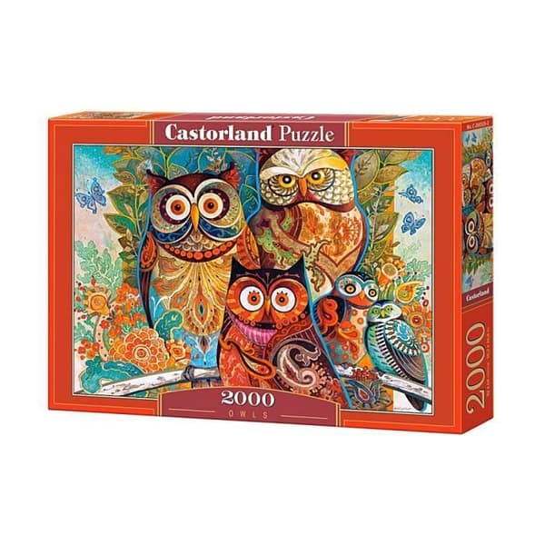 2000 bitars pussel - CASTORLAND - David Galchutt: Ugglor - Djur - Interiör - Vuxen