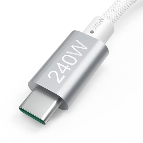USB-C laddarkabel - Full-Feat - 240W - 1,5m - USB 3.2 Gen1 - 5Gbit/s