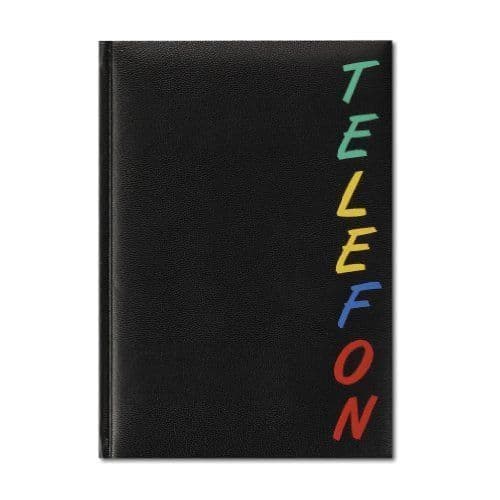 Adressbok - Herlitz - 22376 - A5-format - Färg Svart - A-Z register