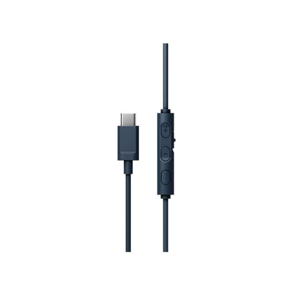 Hörlurar - JVC - HA-S33UC - Trådad - USB-C - Över örat - Blå