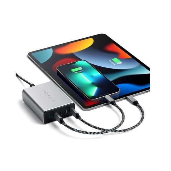 Satechi PD GAN 4-Port USB-C 165W Laddare