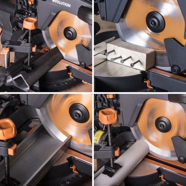 Evolution R255SMS+: TCT 255 mm multimaterial glidande geringssåg