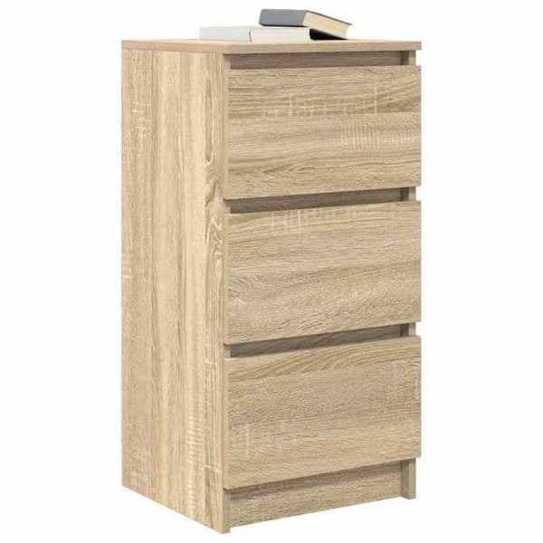 vidaXL Buffé eksonoma 37,5x35x76 cm ingenjörsträ 861726