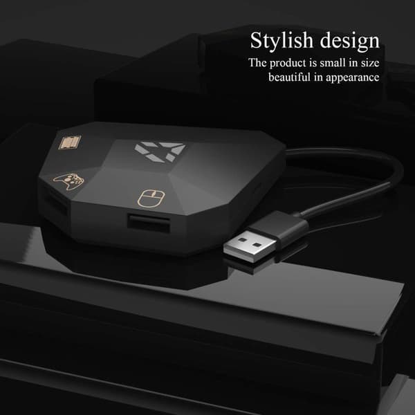 INF Mus/tangentbordsadapter för Nintendo Switch, PS4, Xbox One/360, PS3