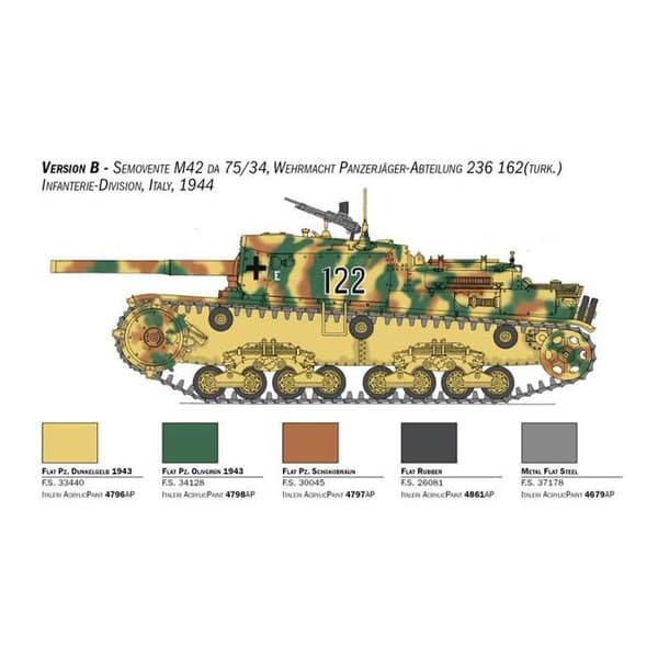 Semovente M42 med 75/34