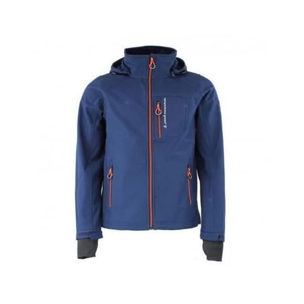 Blouson shoftshell Peak Mountain Caforain - mörkblå/orange - XL