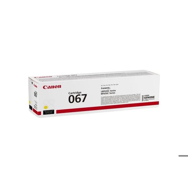 Toner - Canon - 067 - Gul - 1250 sidor - Förpackning om 1
