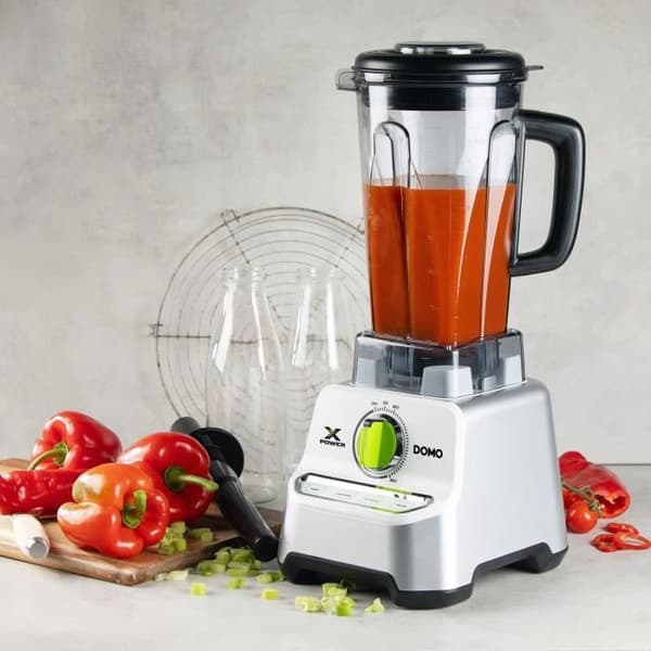 Blender XPOWER - DOMO - DO747BL - 1500 W - 2 L - Grå