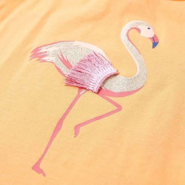 Barn t-shirt i klar orange 92/104/116/128/140