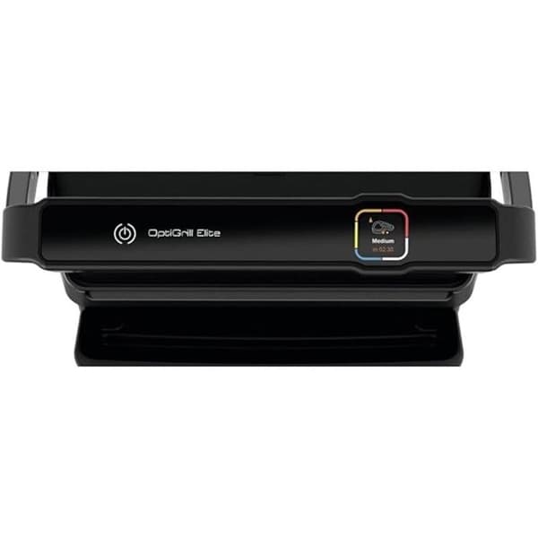 Grillkontakt - TEFAL - OptiGrill Elite GC7508 - Svart - 2000 Watt - Rektangulär