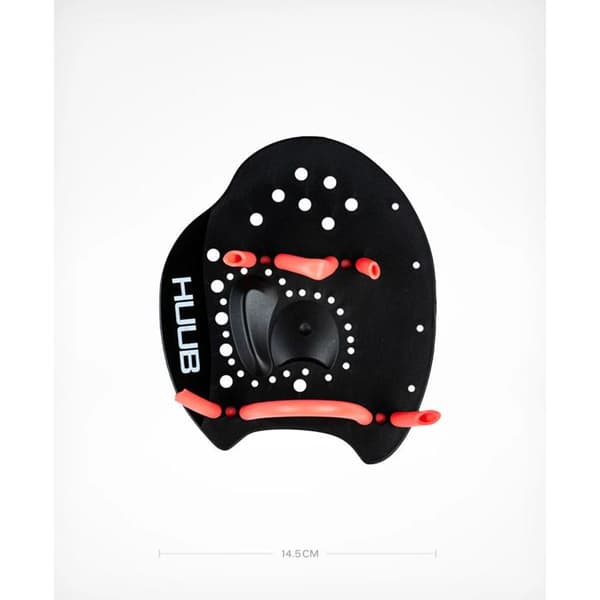 Handpaddlar simning Huub - svart - Noir - L
