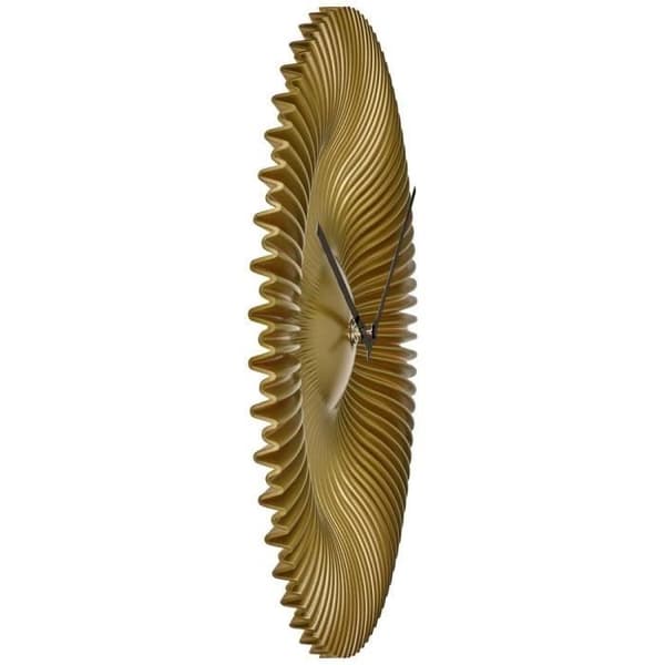 Väggklocka - TFA DOSTMANN - ROKOKO - 330 mm - Modern design - Guldfärg