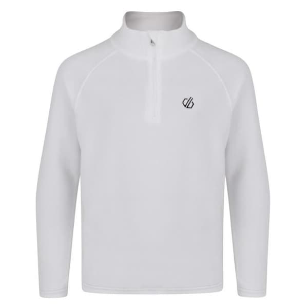 Dare 2b Junior FREEHAND lättviktsfleece med 1/2 dragkedja Vit