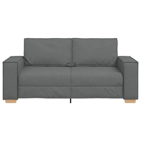 2-sitssoffa - Mörkgrå - 100% polyester - Nutida stil - Mjuk komfort