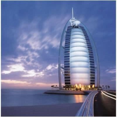 3D-pussel - Dubai, Burj Al Arab (svårighet: 7/8)