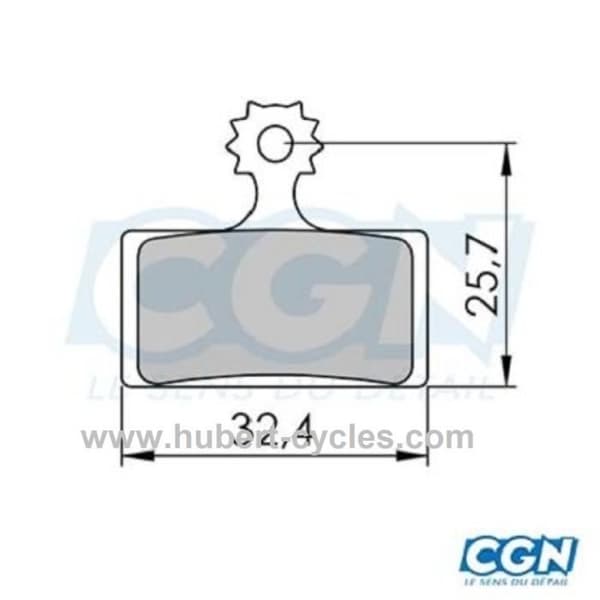 SHIMANO XTR/XT SEMI METAL MTB-PAD