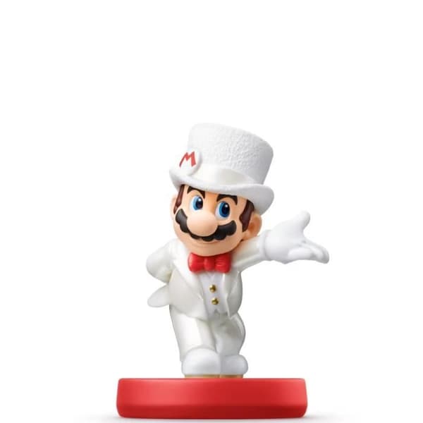Amiibo Figur - Mario, Peach & Bowser (bröllopskläder) • Super Mario Collection