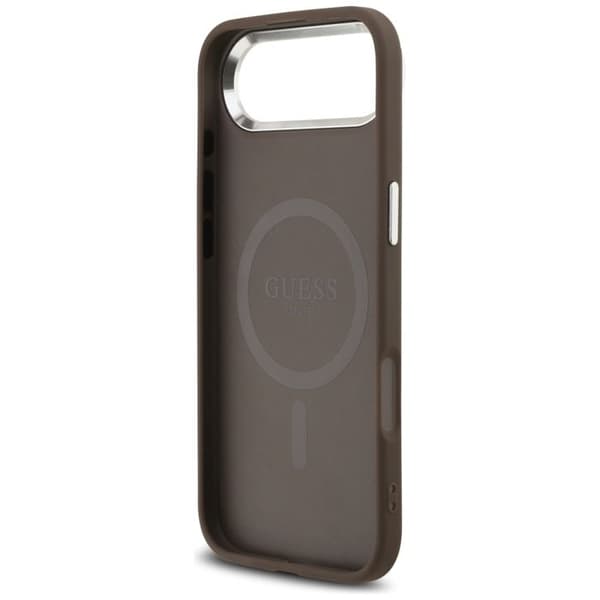 Coque Guess Hardcase 4G Triangle Logo MagSafe för iPhone Air - Brun